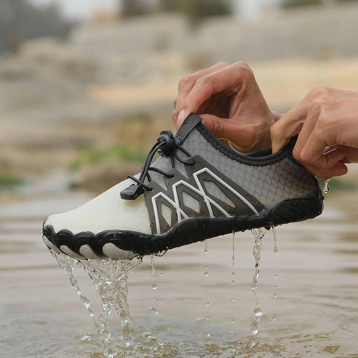 Pro Barefoot Shoes for Women,Healthy & Non-Slip Barefoot Shoes Breathable Quick Dry Lightweight Water Shoe Wide Toe Box Sneakers Surfing Waterproof Hiking Running Shoe