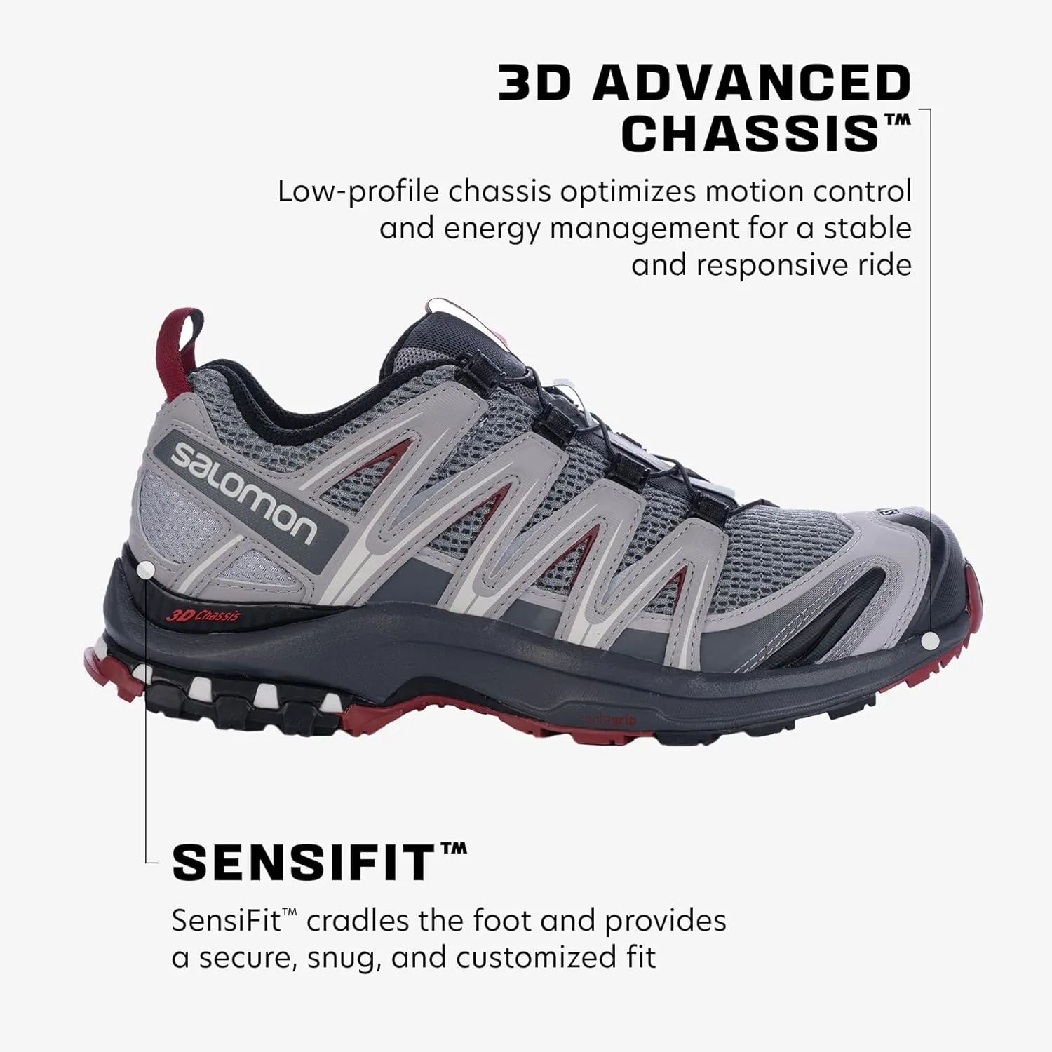 Salomon Men's XA PRO 3D Trail Running Shoes for Men,