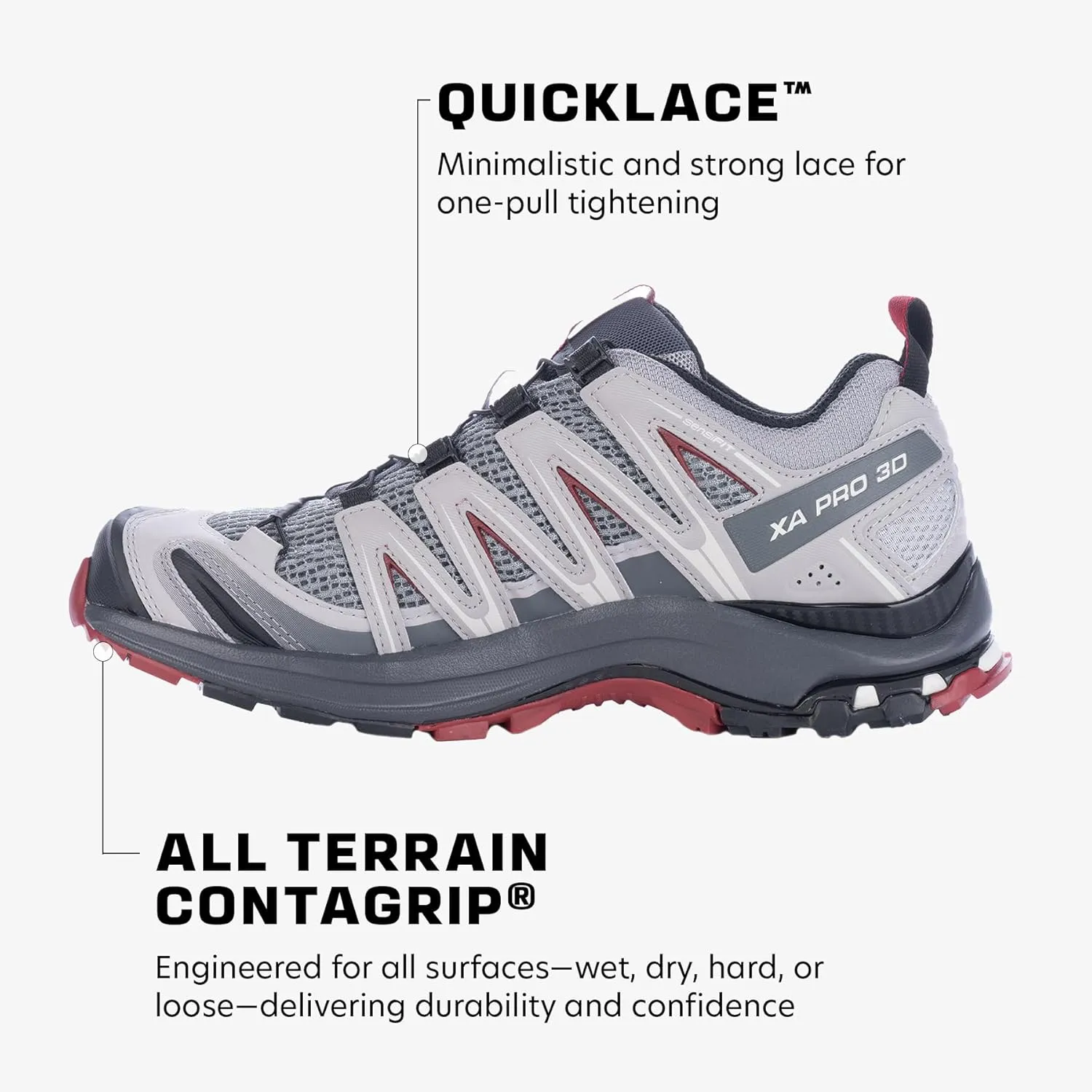 Salomon Men's XA PRO 3D Trail Running Shoes for Men,