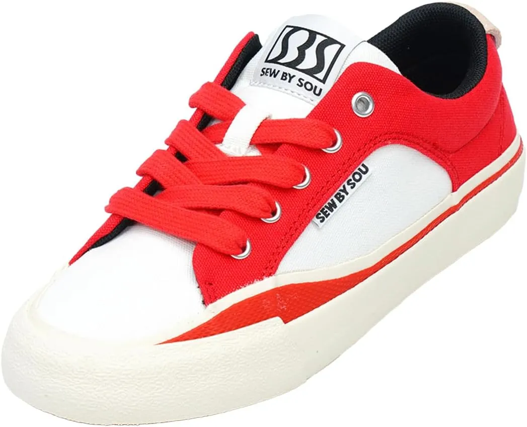 Skateboard Shoes for Unisex-Child with Anti-Slip Trainers Low-top Skate Shoes Pro Models with Shock Absorption Properties