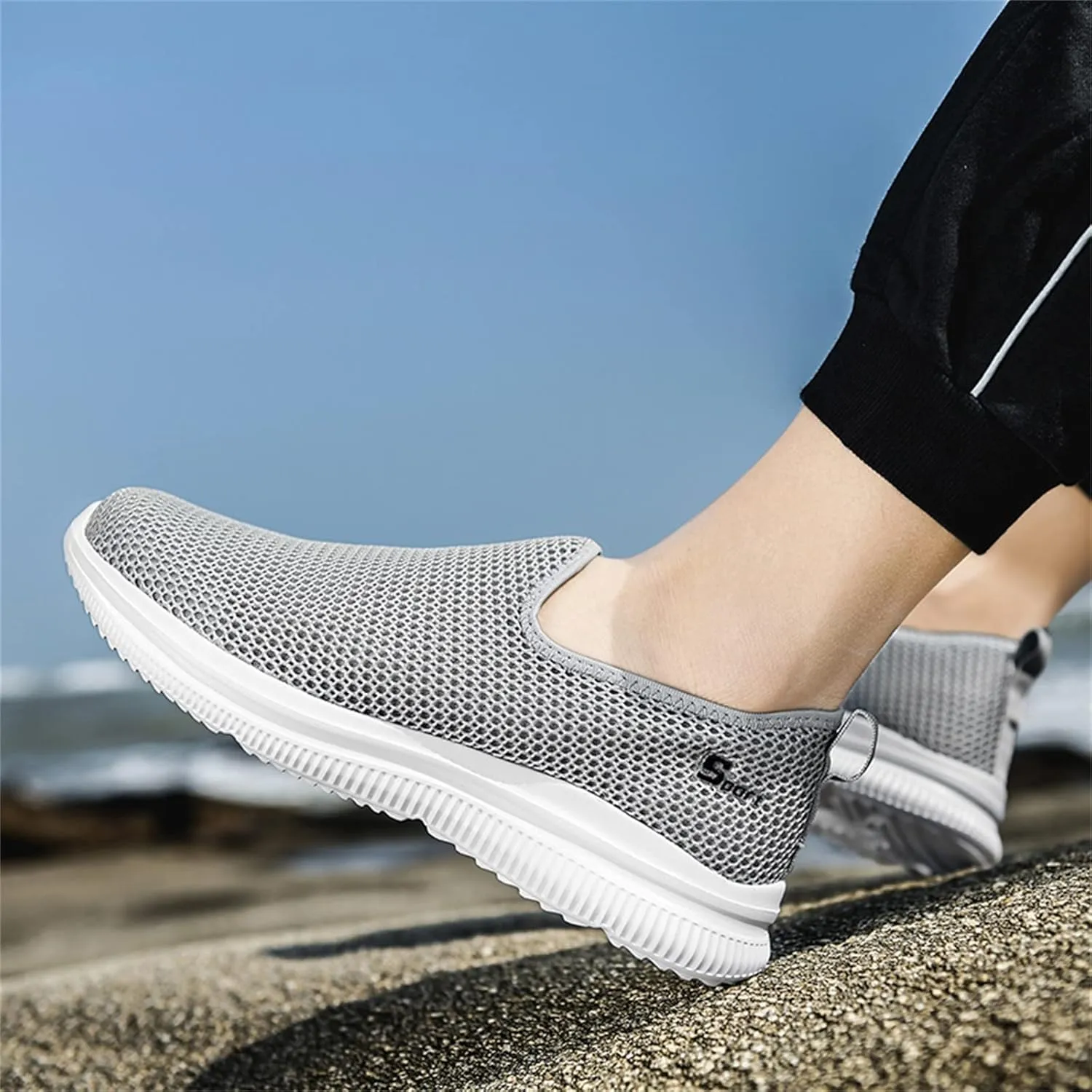 Sneakers for Women Walking Shoes Non Slip Lightweight Tennis Shoes Men Winter Women Shoes Casual Black Platform Sneaker Platform Tennis Shoe Loafers Casual Slip On