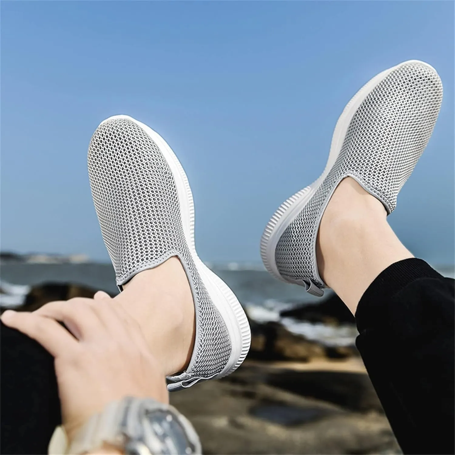 Sneakers for Women Walking Shoes Non Slip Lightweight Tennis Shoes Men Winter Women Shoes Casual Black Platform Sneaker Platform Tennis Shoe Loafers Casual Slip On