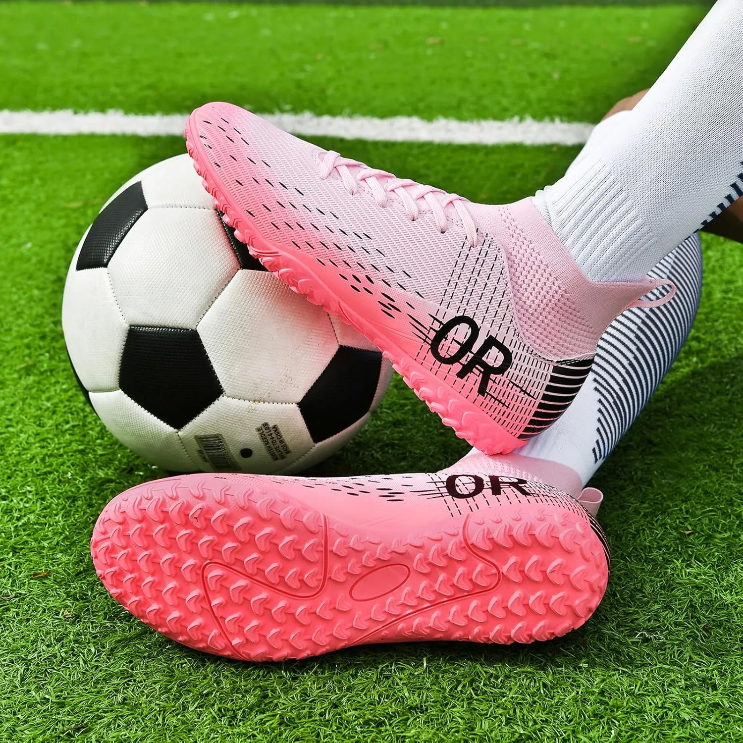 Soccer Cleats for Mens Womens Indoor Turf Soccer Shoes Youth AG TF Training Football Boots Unisex