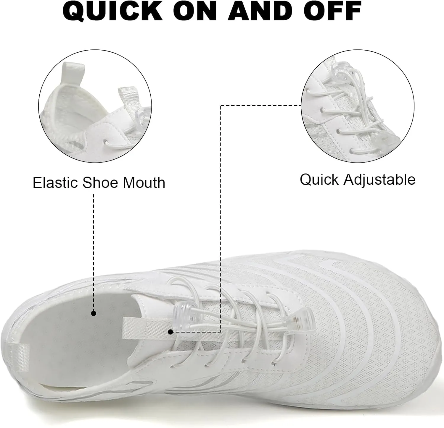 Thatrich Hike Shoes Footwear Womens Barefoot Walking Shoes Slip On Hiking Water Shoe Outdoor Waterproof Grounded Sneakers Wide Toe Box Unisex