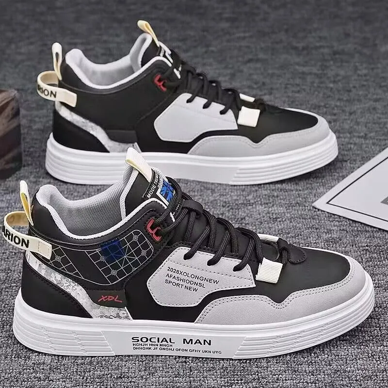 Trendy High Top Skate Shoes for Men | Non Slip Comfy Sneakers for Outdoor Walking Jogging Traveling Casual Activities