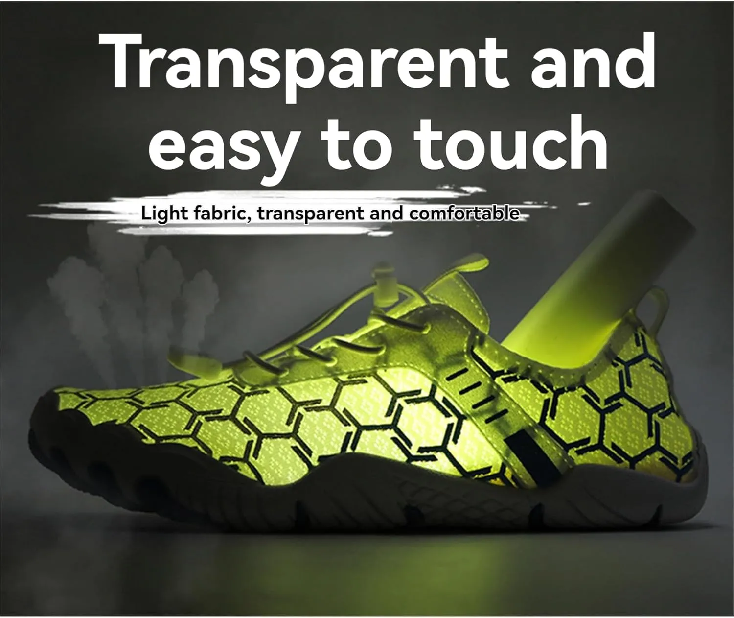 Water Shoes Men Women Breathable Quick Dry Barefoot Shoes Waterproof Lightweight Hiking Shoe Healthy & Non-Slip Barefoot Shoe Wide Toe Box Hiking Aqua Sneakers