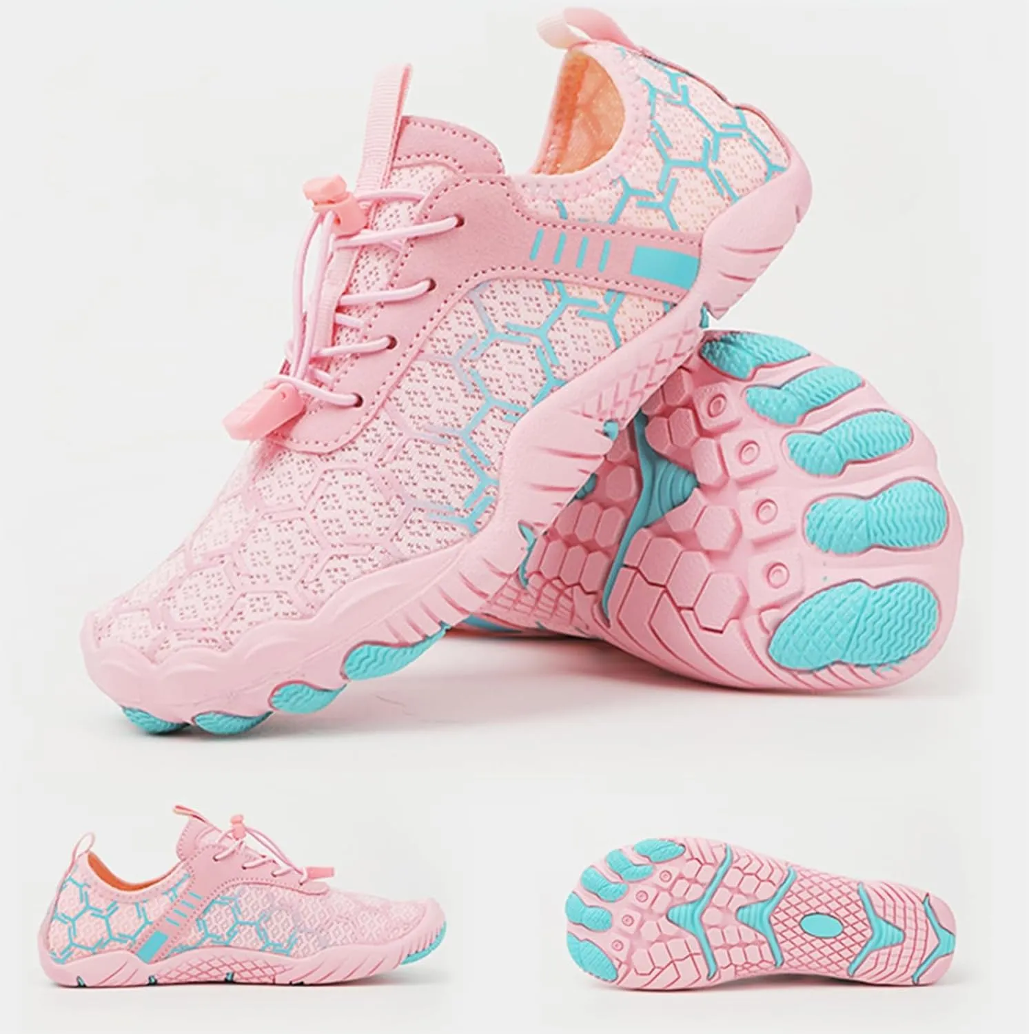 Water Shoes Men Women Breathable Quick Dry Barefoot Shoes Waterproof Lightweight Hiking Shoe Healthy & Non-Slip Barefoot Shoe Wide Toe Box Hiking Aqua Sneakers