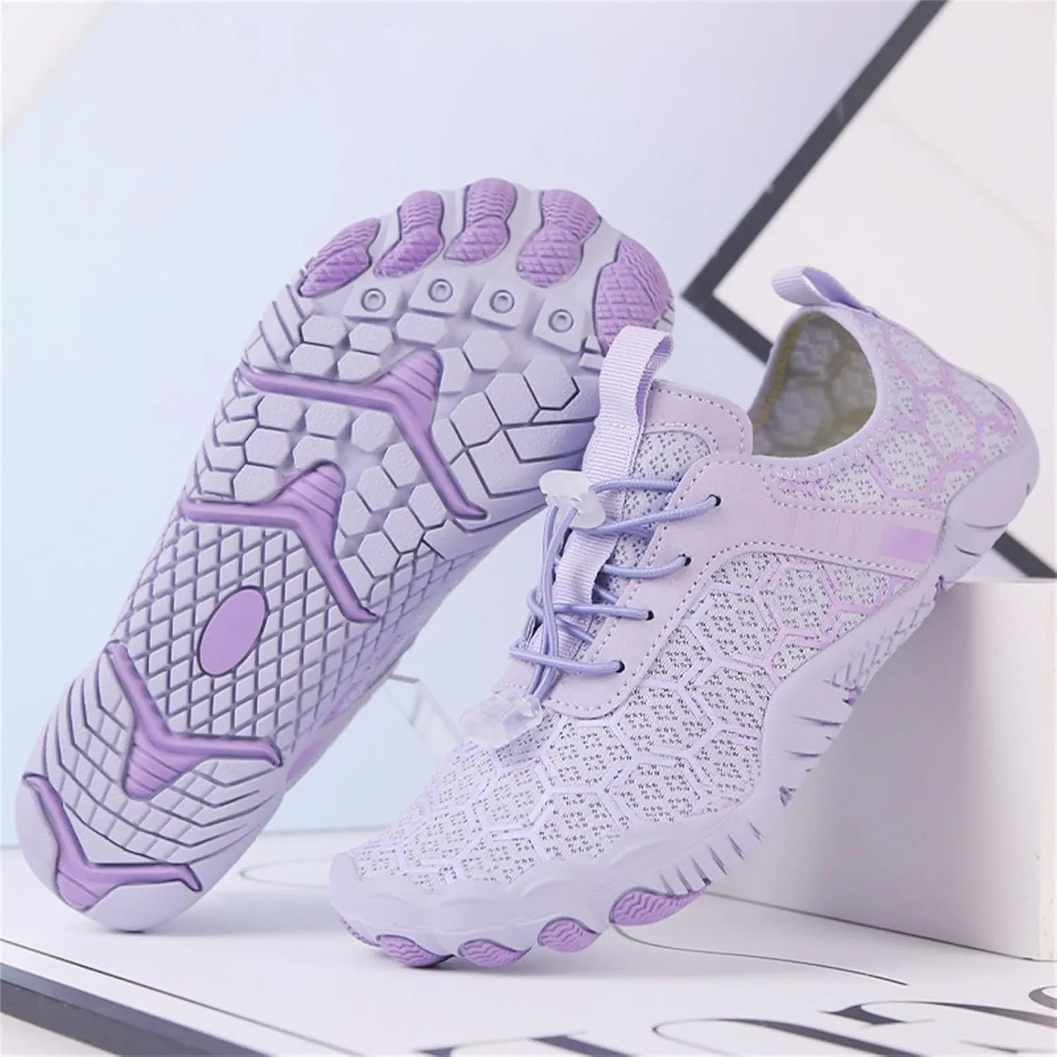 Water Shoes Men Women Breathable Quick Dry Barefoot Shoes Waterproof Lightweight Hiking Shoe Healthy & Non-Slip Barefoot Shoe Wide Toe Box Hiking Aqua Sneakers