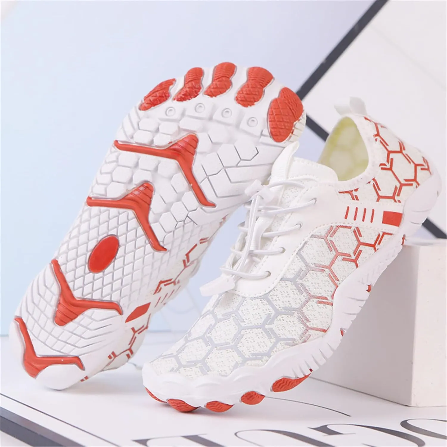 Water Shoes Men Women Breathable Quick Dry Barefoot Shoes Waterproof Lightweight Hiking Shoe Healthy & Non-Slip Barefoot Shoe Wide Toe Box Hiking Aqua Sneakers