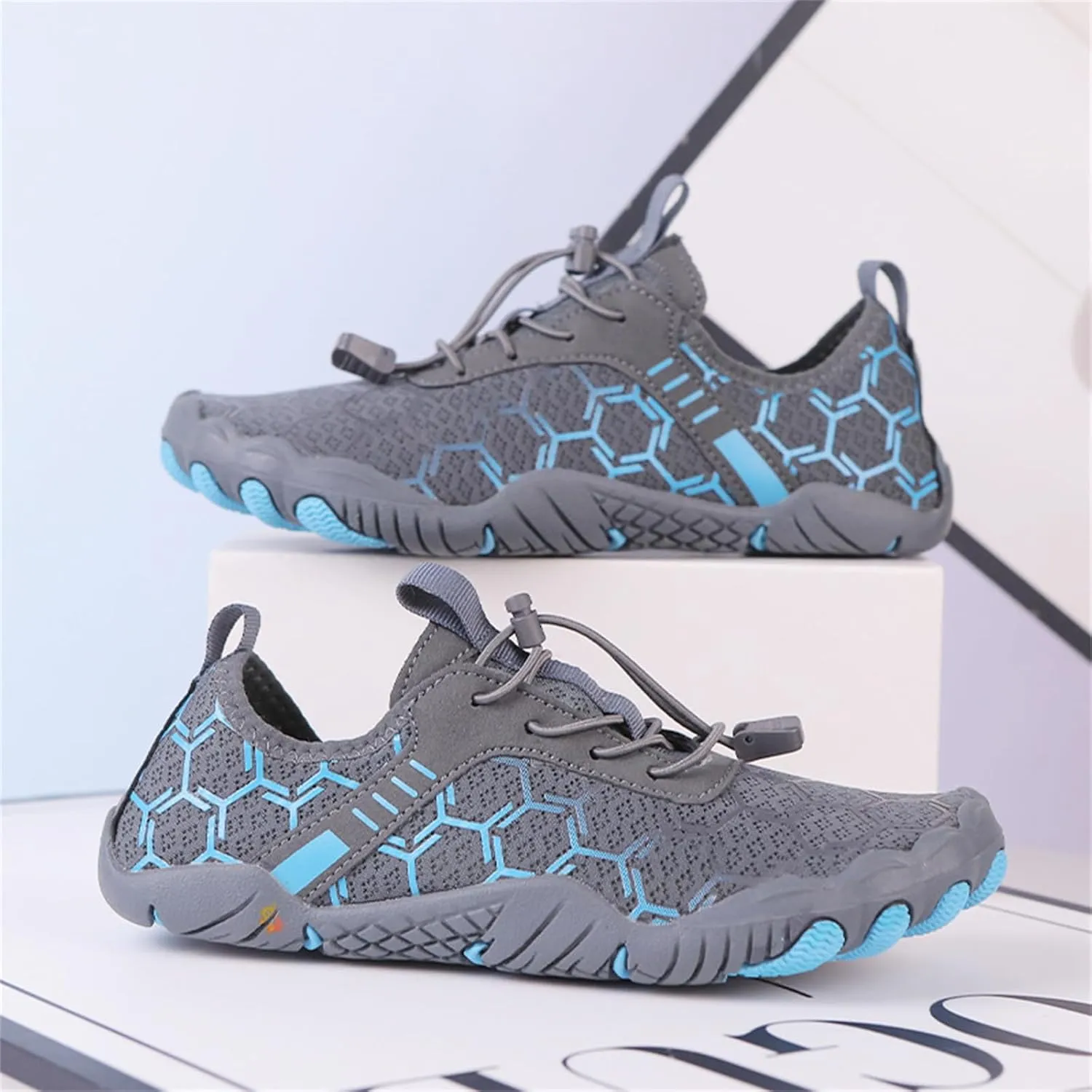 Water Shoes Men Women Breathable Quick Dry Barefoot Shoes Waterproof Lightweight Hiking Shoe Healthy & Non-Slip Barefoot Shoe Wide Toe Box Hiking Aqua Sneakers