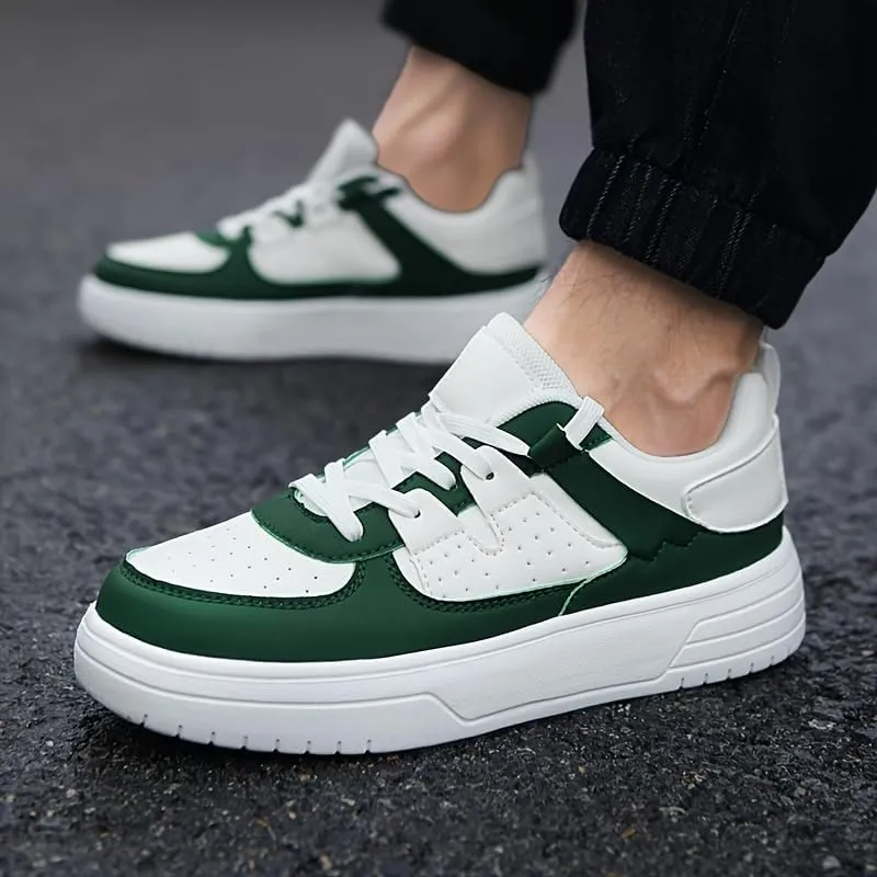 Women for Low Top Skate Shoes, Non Slip Comfy Lace Up Casual Shoes, All Seasons Outdoor Walking