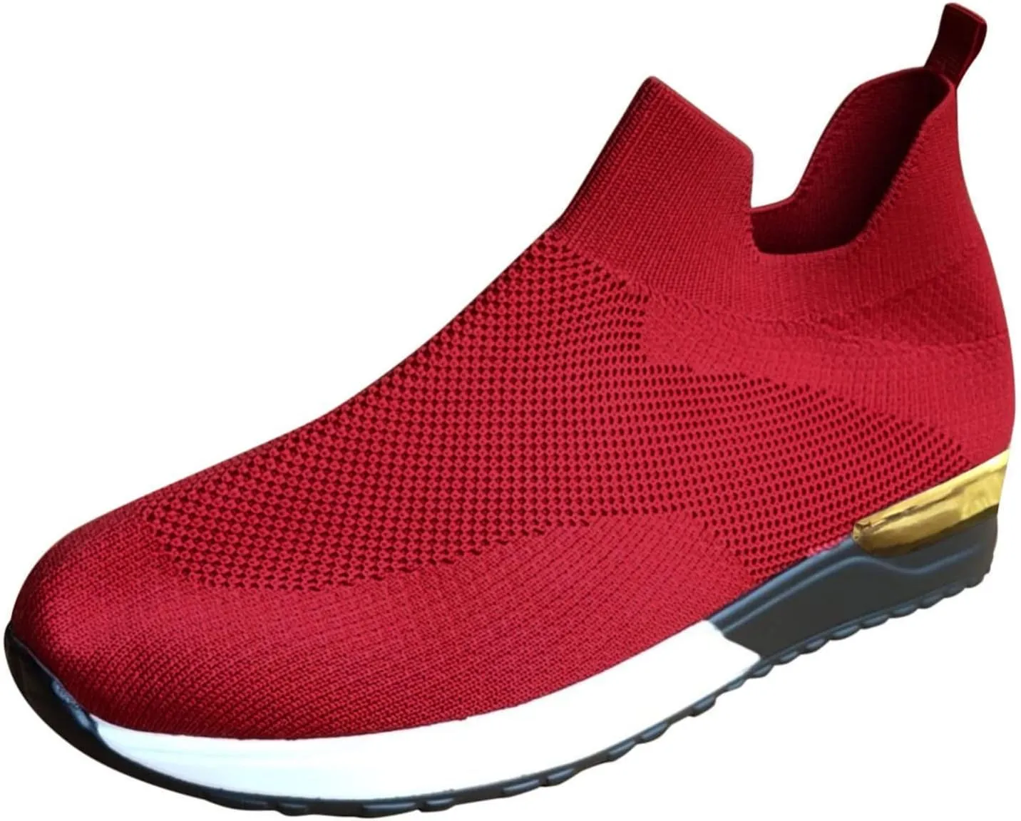 Women's Athletic Walking Shoes Slip On Casual Mesh Slip On Shoes Women Sports Ladies Casual Shoes Fashion Sneakers 2025 Brown Tennis Shoe Casual Loafers
