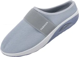 Women's Fashion Sneaker Mesh Slip On Black Non Slip Shoes for Women Comfortable Running Shoes for Women White Loafers Women Womens White Sneaker