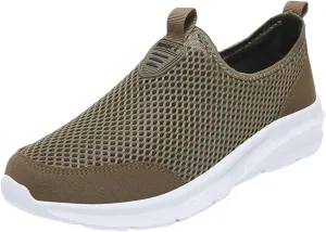 Womens Ladies Walking Running Shoes Slip On Lightweight Tennis Shoes Womens Mesh Breathable Casual Black Shoes Black Platform Sneaker Tennis Shoe Trainers Shoe