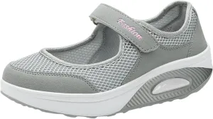Womens Running Shoes Mesh Breathable Casual Black Shoes Black Platform Sneaker Men's Athletic Sneakers Lightweight Breathable Tennis Shoe Loafers Shoe