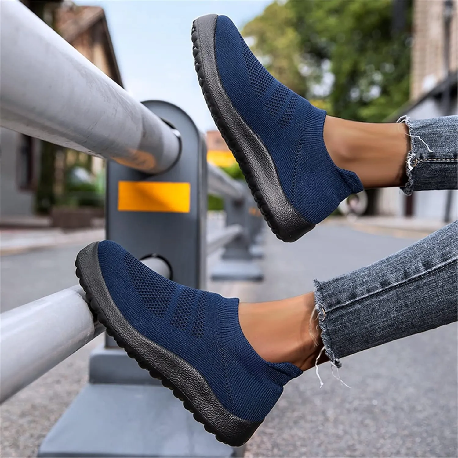 Women's Slip-on Shoes Wide Width Sneakers Hands Free Running Shoes for Men Wide Men's Casual Shoes Slip On Sneakers Platform Tennis Shoe Casual Loafers