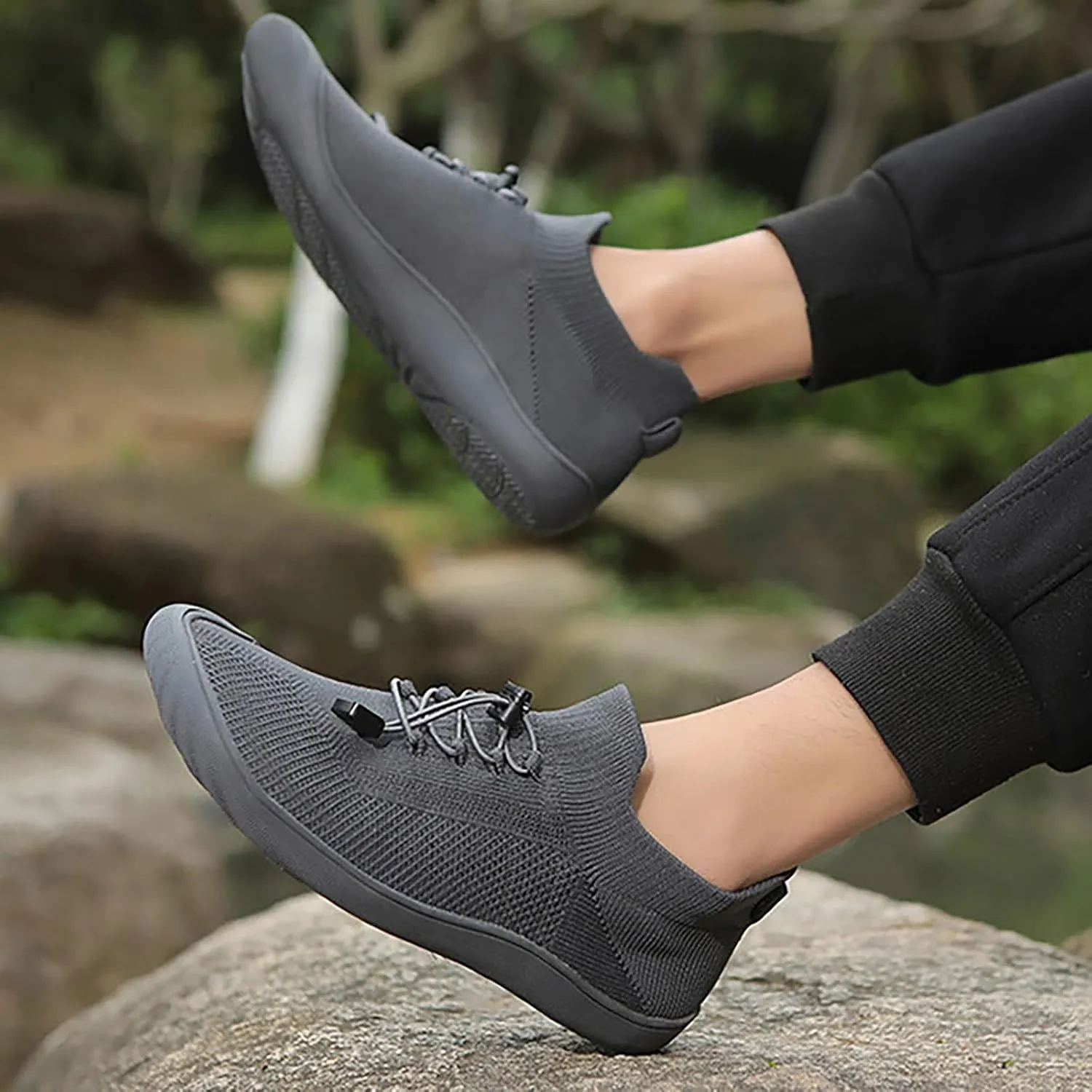 Women's Slip on Sneakers Shoes Woven Orthopedic Mens Casual Shoes Flat Feet Women's Casual Shoes Fashion Sneakers Steel Toe Tennis Shoe White Loafers