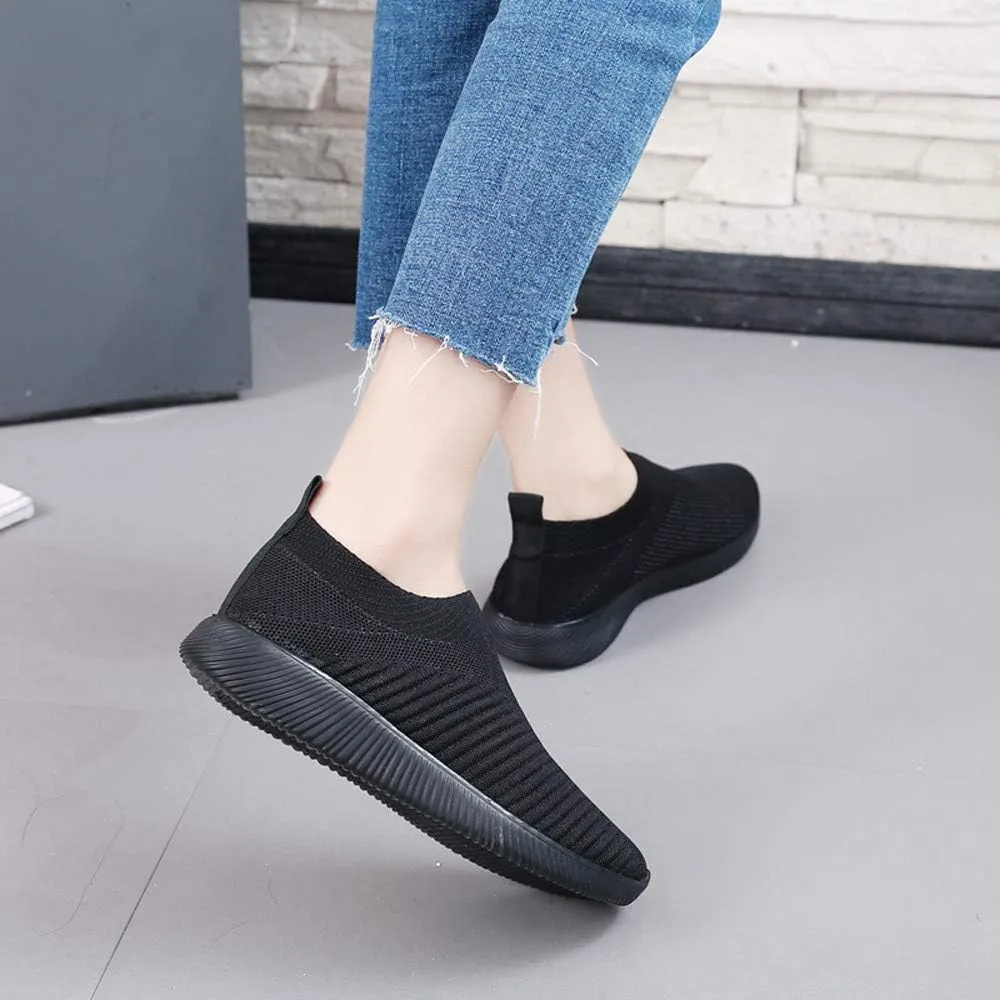 Womens Slip on Walking Shoes Comfort Lightweight Mens Running Shoes Lightweight Casual Work Shoes Walking Sneakers Waterproof Tennis Shoe Cross Trainer Shoe