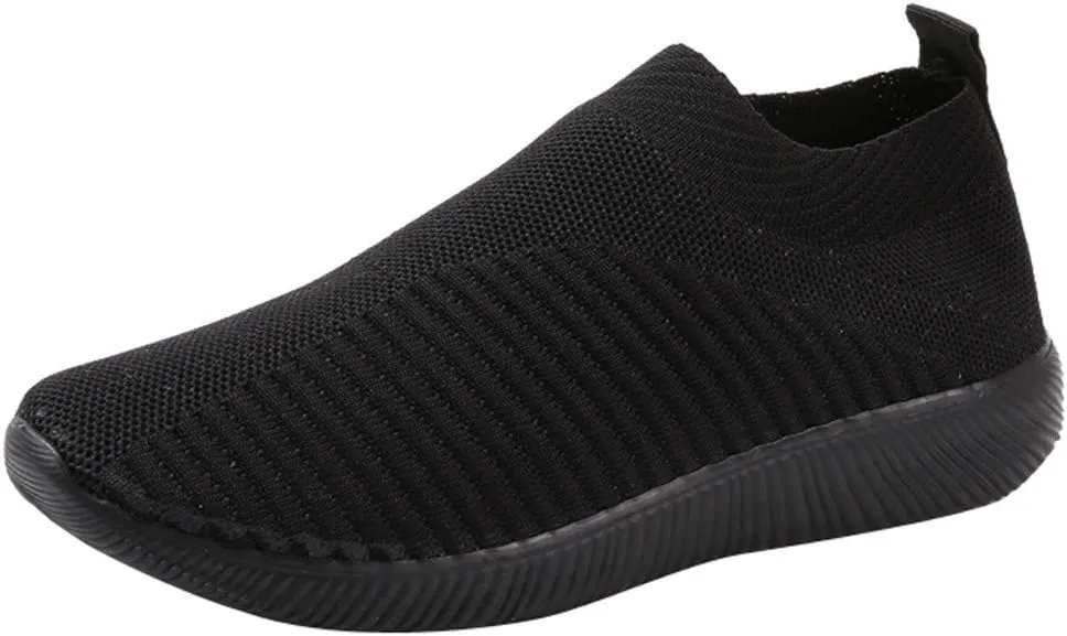 Womens Slip on Walking Shoes Comfort Lightweight Mens Running Shoes Lightweight Casual Work Shoes Walking Sneakers Waterproof Tennis Shoe Cross Trainer Shoe