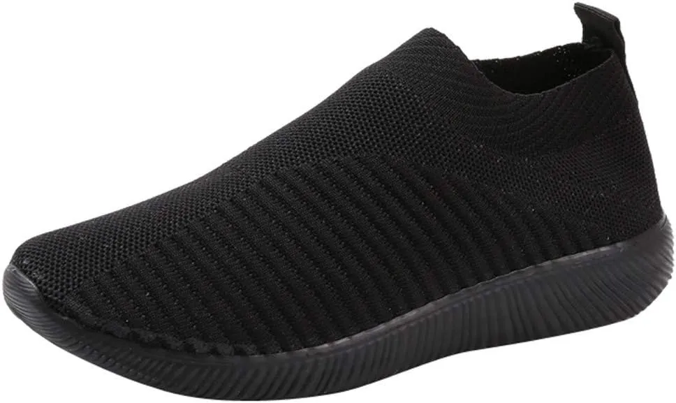 Womens Slip on Walking Shoes Comfort Lightweight Mens Running Shoes Lightweight Casual Work Shoes Walking Sneakers Waterproof Tennis Shoe Cross Trainer Shoe