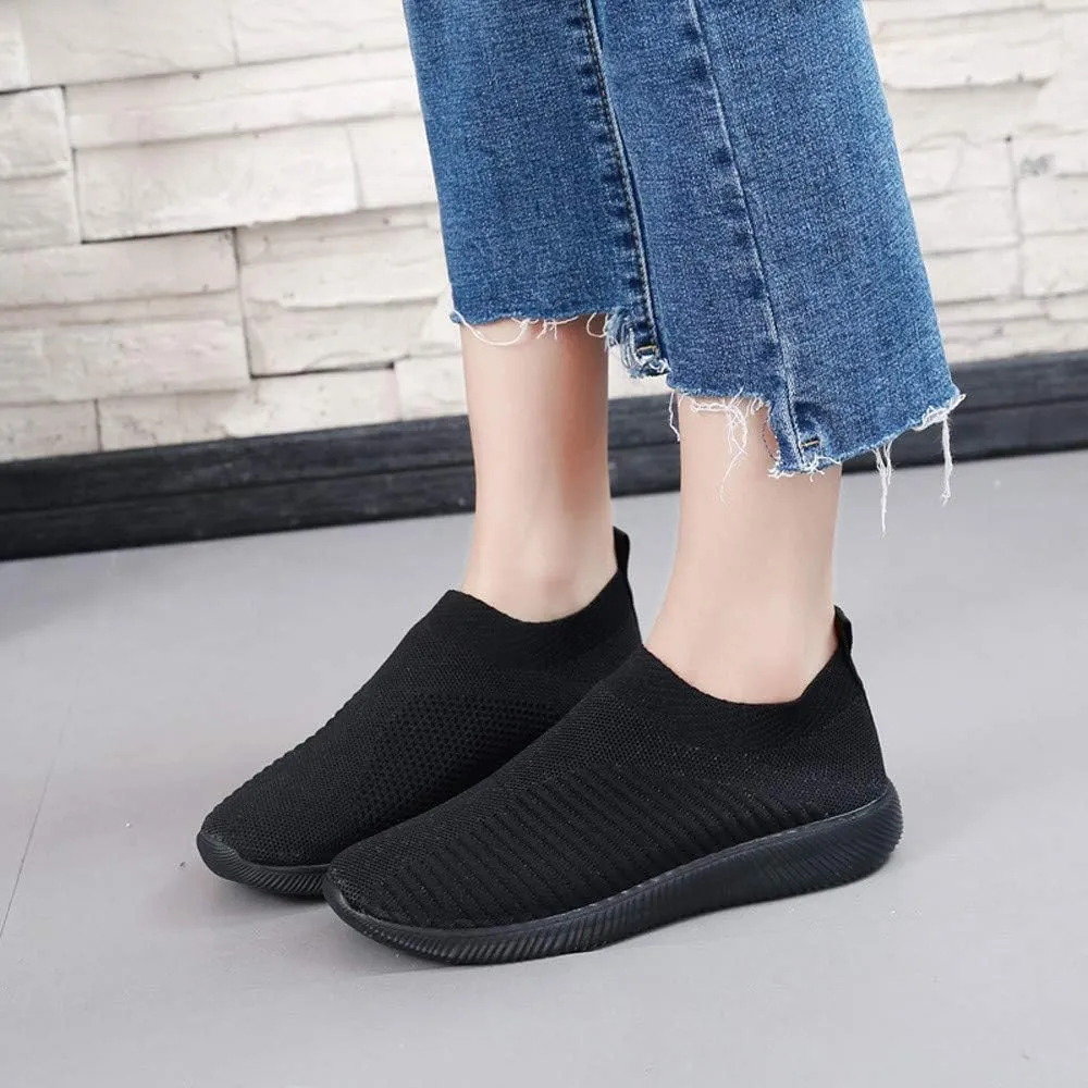 Womens Slip on Walking Shoes Comfort Lightweight Mens Running Shoes Lightweight Casual Work Shoes Walking Sneakers Waterproof Tennis Shoe Cross Trainer Shoe