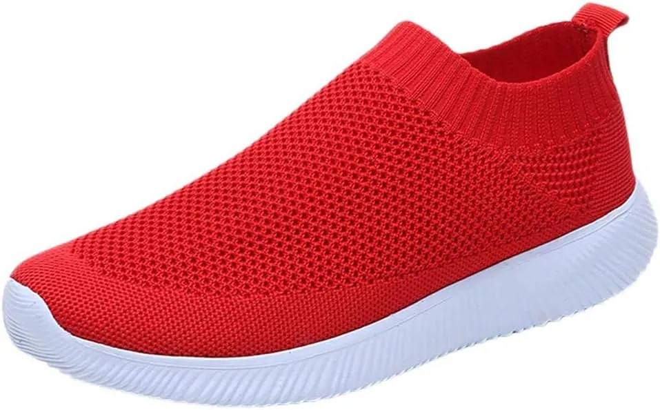 Womens Slip on Walking Shoes Comfort Lightweight Womens Running Shoes Comfortable Casual Shoes for Fall Casual Sneakers Waterproof Tennis Shoe Trainers Shoe