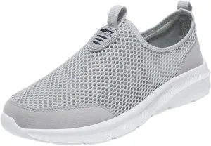 Womens Slip On Walking Shoes Non Slip Running Shoes Walking Shoes Women Slip On White Casual Shoes High Top Sneakers Waterproof Tennis Shoe Casual Loafers