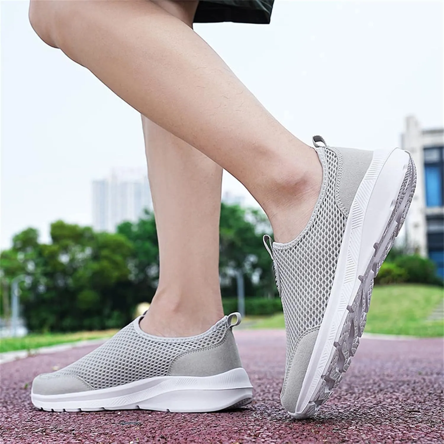 Womens Slip On Walking Shoes Non Slip Running Shoes Walking Shoes Women Slip On White Casual Shoes High Top Sneakers Waterproof Tennis Shoe Casual Loafers