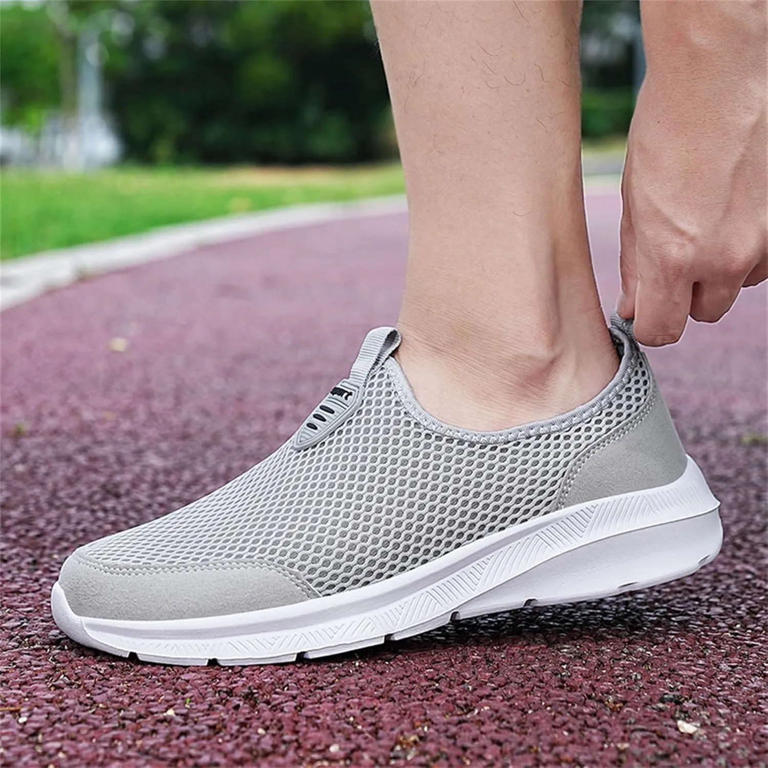 Womens Slip On Walking Shoes Non Slip Running Shoes Walking Shoes Women Slip On White Casual Shoes High Top Sneakers Waterproof Tennis Shoe Casual Loafers