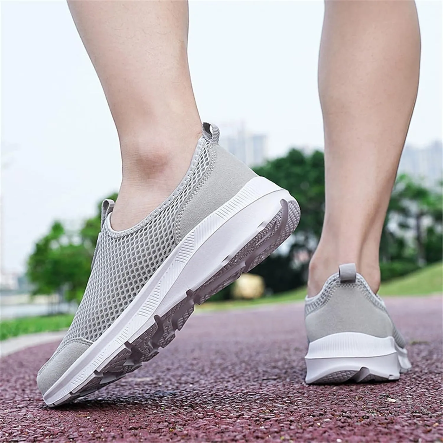 Womens Slip On Walking Shoes Non Slip Running Shoes Walking Shoes Women Slip On White Casual Shoes High Top Sneakers Waterproof Tennis Shoe Casual Loafers