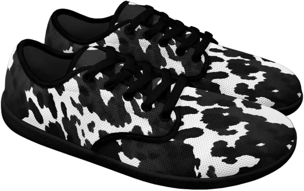 Womens Sneakers Lace up Barefoot Shoes Wide Toe Minimalist Cross Training Shoes Mesh Walking Sneakers