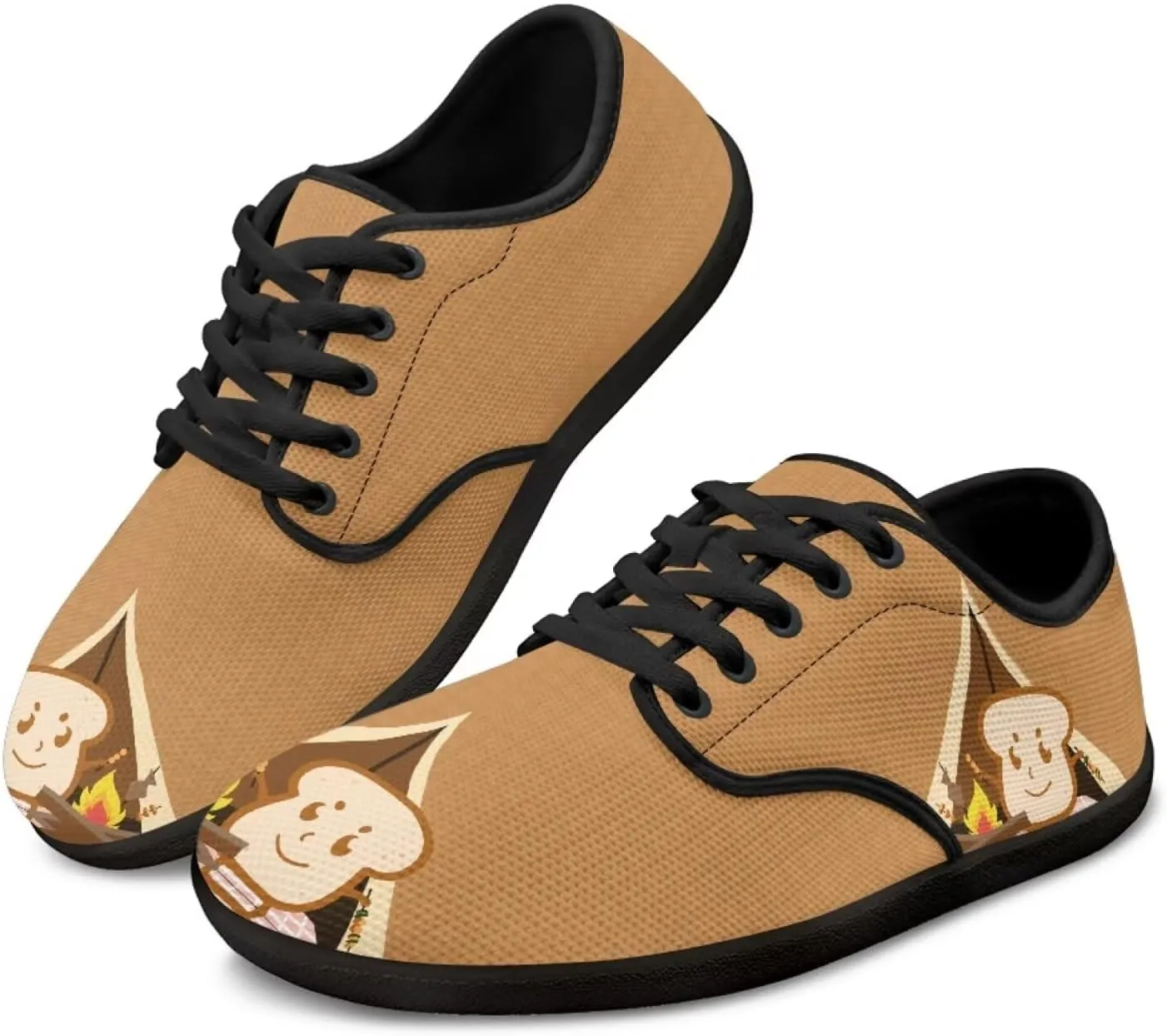 Womens Sneakers Lace up Barefoot Shoes Wide Toe Minimalist Cross Training Shoes Mesh Walking Sneakers