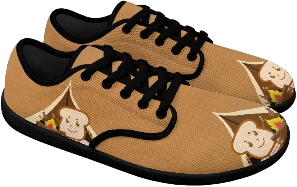 Womens Sneakers Lace up Barefoot Shoes Wide Toe Minimalist Cross Training Shoes Mesh Walking Sneakers