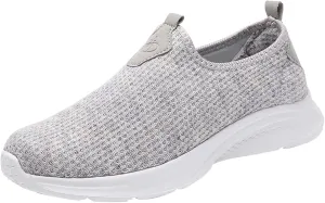 Women's Walking Shoes Cushion Comfortable Breeze Shoes Womens Tennis Shoes Slip On Business Casual Shoes Black Sneakers Steel Toe Tennis Shoe Casual Loafers