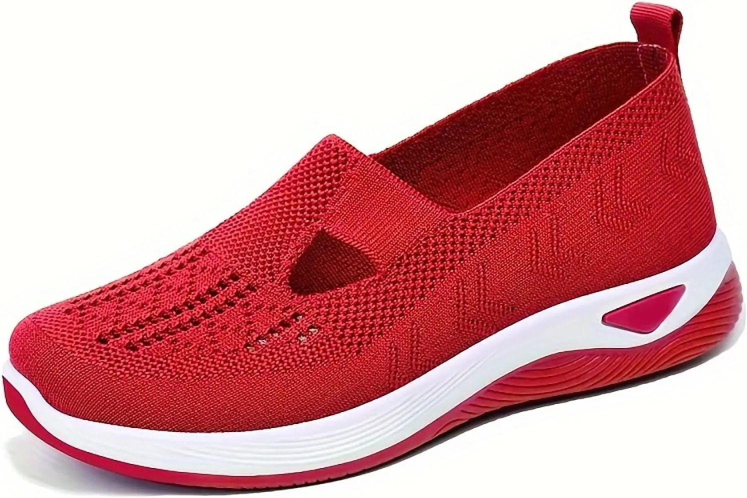 Women's Woven Orthopedic Breathable Soft Shoes Non Slip Work Shoes Women Flat Feet Women Shoes Casual Fashion Sneakers White Tennis Shoe White Loafers