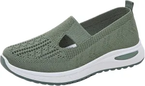 Women's Woven Orthopedic Breathable Soft Shoes Womens Running Shoes Wide Feet Casual Slip On Shoes Platform Sneakers Platform Tennis Shoe Casual Loafers