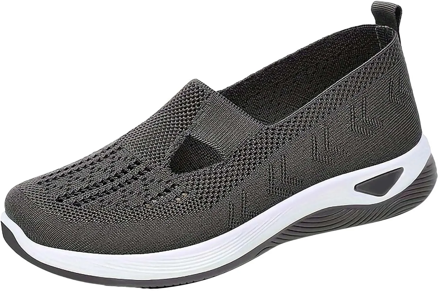 Women's Woven Orthopedic Breathable Soft Shoes Womens Tennis Shoes Lightweight Women's Casual Shoes Platform Sneakers White Tennis Shoe Cross Trainer Shoe